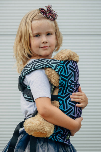 Doll Carrier made of woven fabric, 100% cotton - TRINITY COSMOS