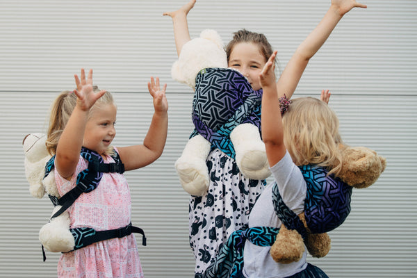 Doll Carrier made of woven fabric, 100% cotton - TRINITY COSMOS
