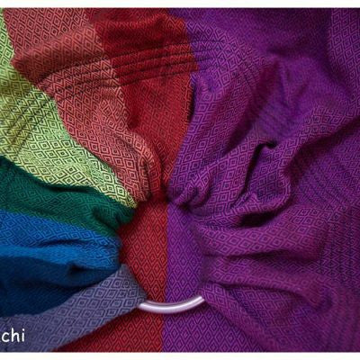 Bebe Sachi Ring Sling – Purple/Rainbow