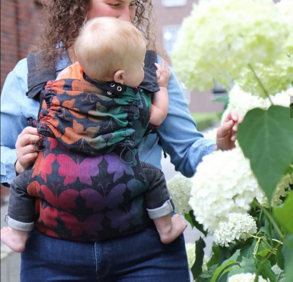 Yaro Flex Carrier Set (Butterflies contra black)