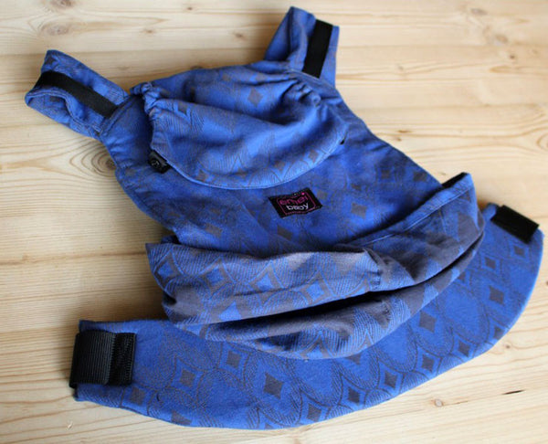 Emeibaby Hybrid Toddler Plus Full Ikat Blue Gray