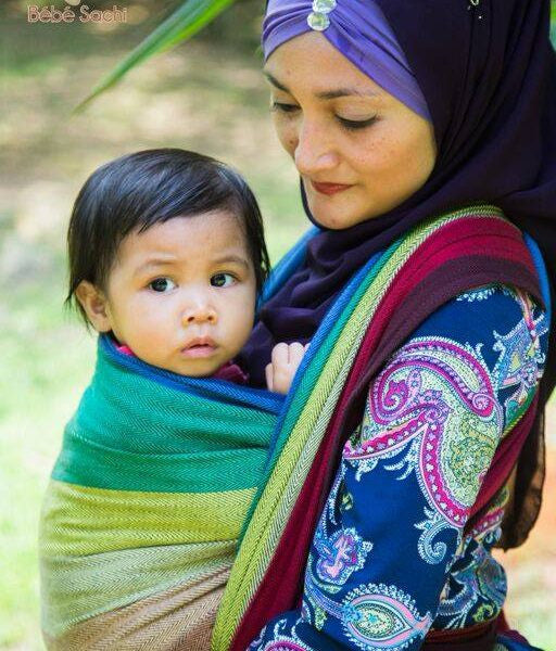 Bebe Sachi Rona Prisma Woven Wrap