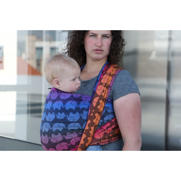 Yaro Elephants Marbella Grad Black Woven Wrap