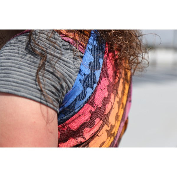 Yaro Elephants Marbella Grad Black Woven Wrap
