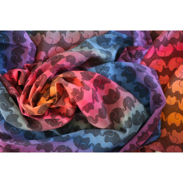 Yaro Elephants Marbella Grad Black Woven Wrap