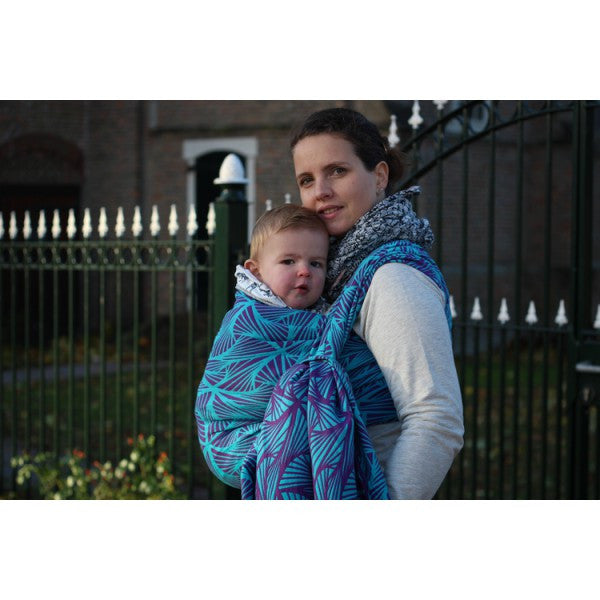 Yaro Magnetic Contra Violet Aqua-Green Ring Sling