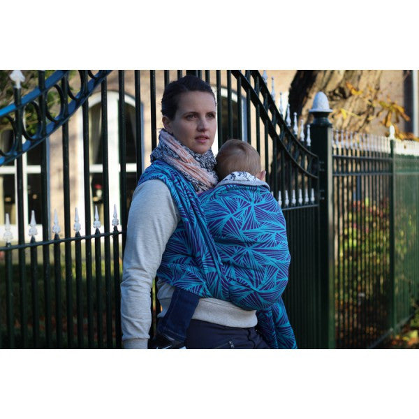 Yaro Magnetic Contra Violet Aqua-Green Ring Sling