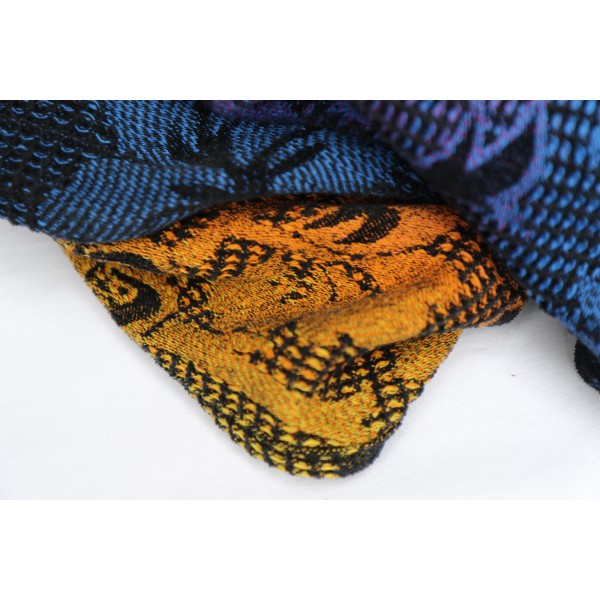 Yaro Mirage Waffle Towel Havana Grad Black Ring Sling