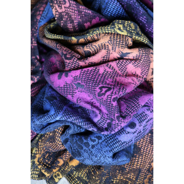 Yaro Mirage Waffle Towel Havana Grad Black Ring Sling