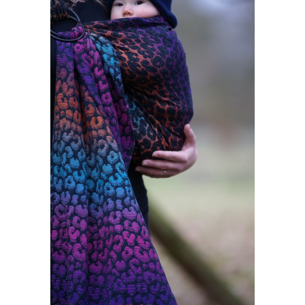 Yaro Pussycat duo Black carnival glam ring sling