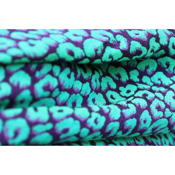 Yaro Pussycat Ultra Purple Green woven wrap