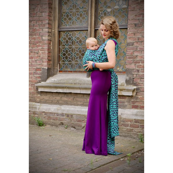 Yaro Pussycat Ultra Purple Green woven wrap