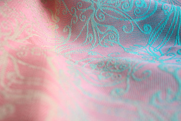 Yaro Elvish Ice Cave Grad Rose Linen Organic Woven Wrap